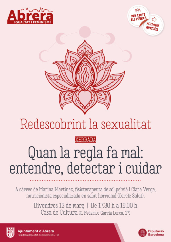 Divendres 13 de març – Taller “Quan la regla fa mal”