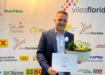Abrera + Sostenible! El nostre municipi, distingit un any més amb tres Flors d’Honor pel projecte Viles Florides. Gala 2023