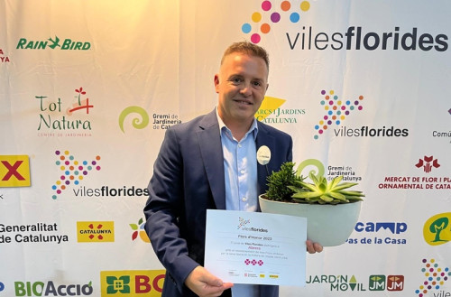 Abrera + Sostenible! El nostre municipi, distingit un any més amb tres Flors d’Honor pel projecte Viles Florides. Gala 2023