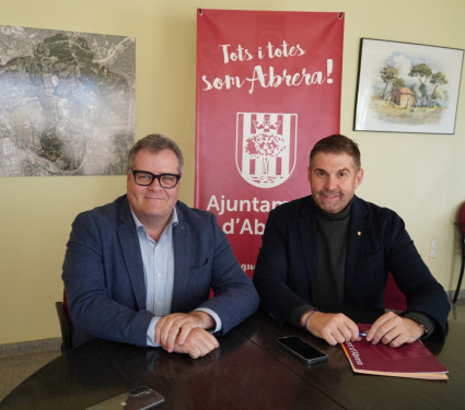 Compartim plans estratègics de seguretat amb el director de Serveis Territorials del Departament d'Interior de la Generalitat, Manel Sobirras