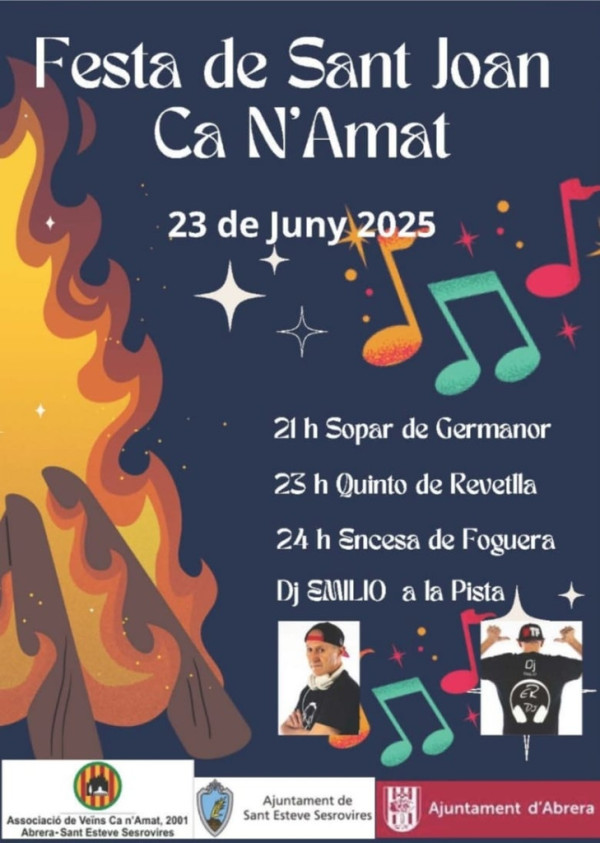 Revetlla de Sant Joan 2025 a Ca n'Amat