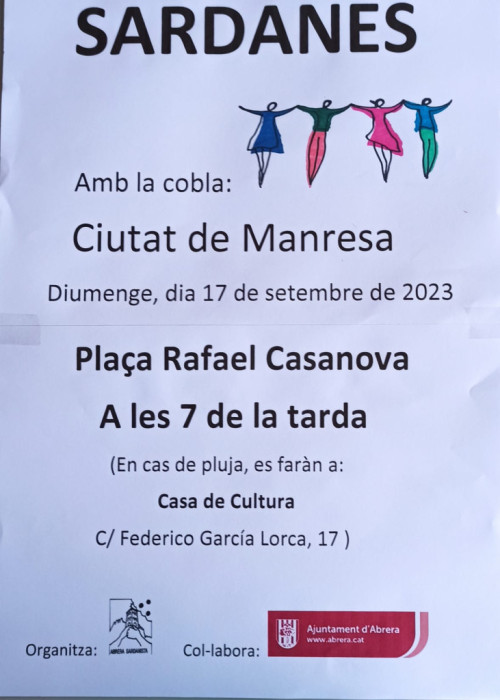 Sardanes 17 de setembre 2023