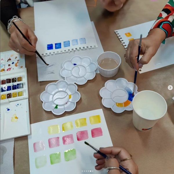 Dijous 14 de desembre. Taller nadalenc amb aquarel·la creativa