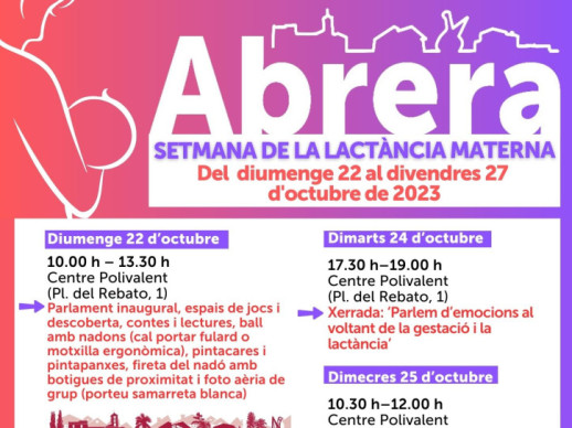 Abrera, seu inaugural de la Setmana de la Lactància Materna 2023