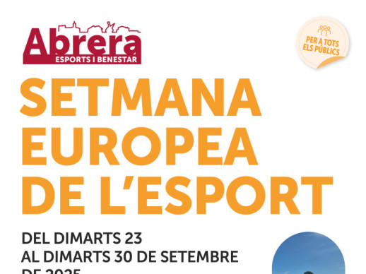 Setmana Europea de l'Esport 2025 - Cartell
