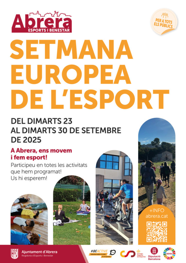 Setmana Europea de l'Esport 2025 - Cartell