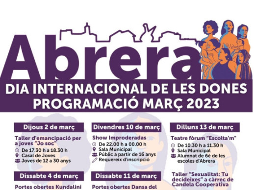 CARTELL 8M 2023 - PROGRAMACIÓ MARÇ