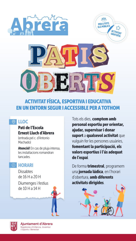 Patis Oberts - Horaris genèrics