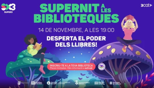 La Biblioteca Josep Roca i Bros d'Abrera torna a celebrar enguany la “Supernit a les biblioteques”