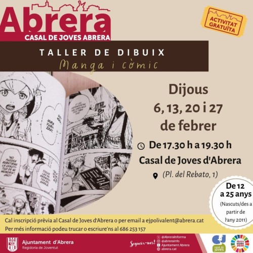 Casal de Joves. Taller de dibuix, febrer 2025