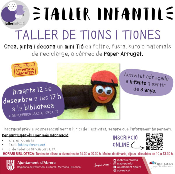Biblioteca Josep Roca i Bros. Taller de tions i tiones