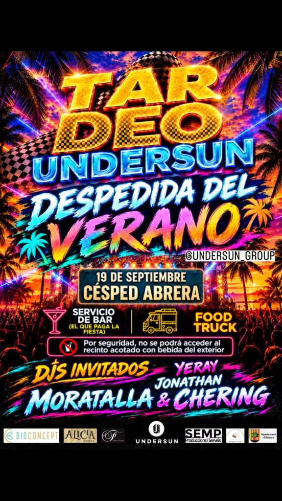 Tardeo Undersun - Despedida del verano