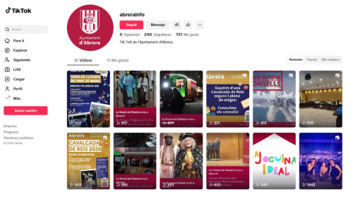 Abrera també és a TikTok! Des de l’Ajuntament d’Abrera impulsem un nou canal de comunicació!