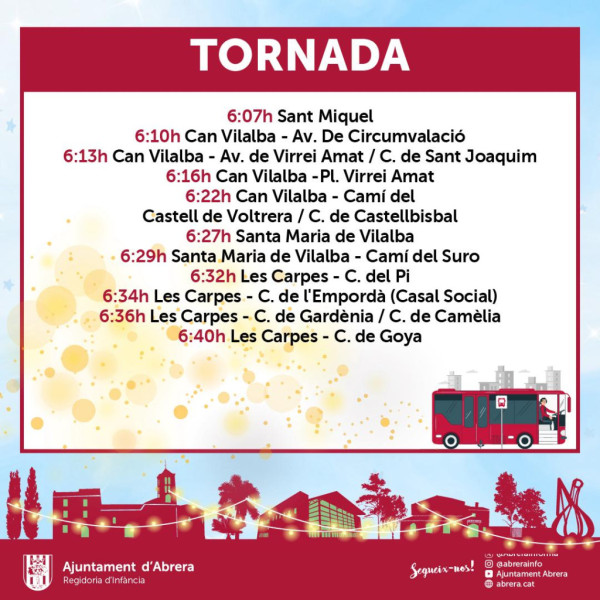 Servei de Bus Gratuït de Cap d'Any