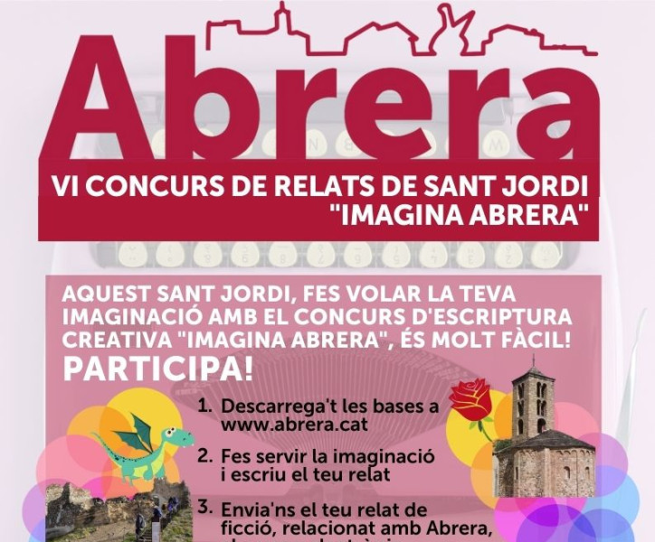 T'agrada escriure? Participa en el VI Concurs de Relats "Imagina Abrera"!