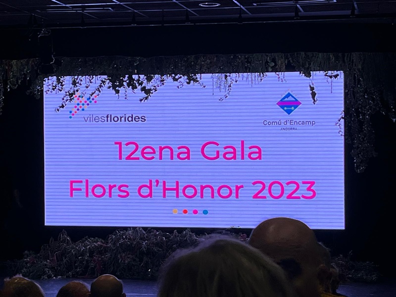 Abrera + Sostenible! El nostre municipi, distingit un any més amb tres Flors d’Honor pel projecte Viles Florides. Gala 2023