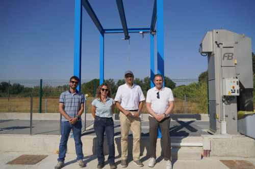 Visitem els treballs de connexió del barri de Can Vilalba a la xarxa de sanejament del sistema d'Abrera