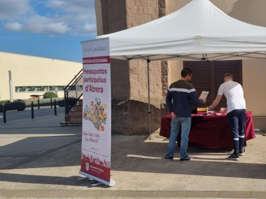 Abrera Participa! Carpa informativa dels Pressupostos Participatius 2022-2024 a la Zona Esportiva d'Abrera