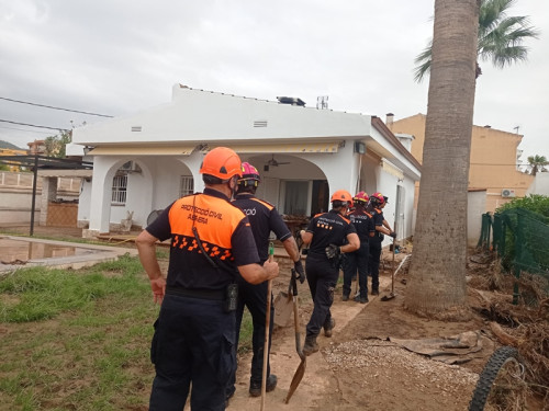 Felicitem el cos de voluntaris i voluntàries de Protecció Civil d'Abrera pel suport ofert en les tasques de recuperació al municip d'Alcanar, fortament afectat pels aiguats