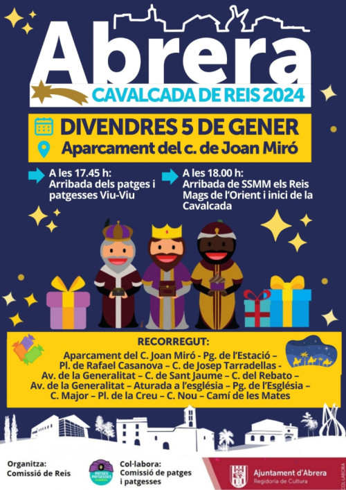 Cartell Cavalcada Reis 2024