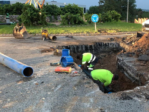 Restablert el subministrament d'aigua en tots els carrers del barri del Rebato d'Abrera