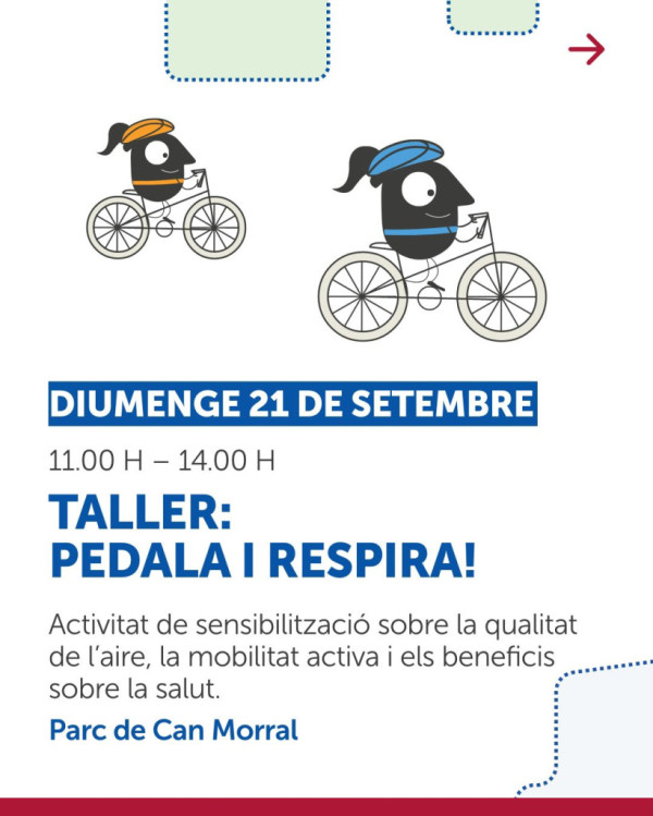 Setmana de la Mobiltitat Sostenible 2025 a Abrera: pedalada, botifarrada i taller