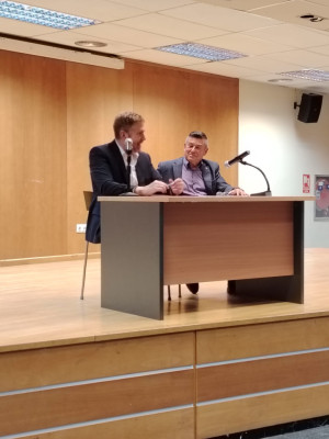 L’abrerenc Juan José Sánchez presenta el seu darrer llibre ‘Mis relatos predilectos’ a la Casa de Cultura