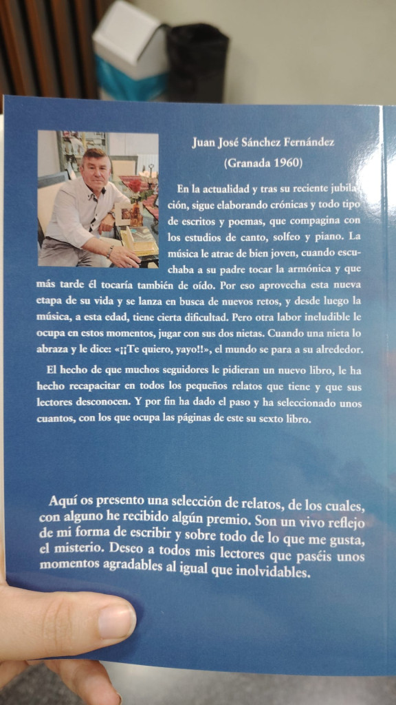 L’abrerenc Juan José Sánchez presenta el seu darrer llibre ‘Mis relatos predilectos’ a la Casa de Cultura
