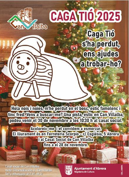 Caga Tió 2025 de l'AAVV de Can Vilalba