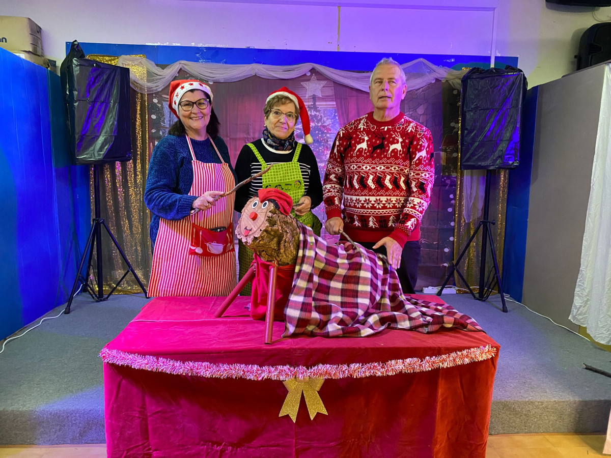 Tió de Nadal de l'Associació de Veïns i veïnes de Can Vilalba