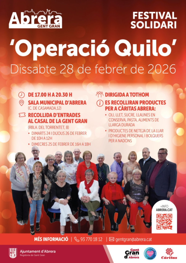 Cartell del festival 'Operació Quilo' - Febrer 2026
