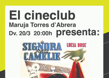 El divendres 20 de març arrenca la primera sessió del Cineclub d’Abrera Maruja Torres
