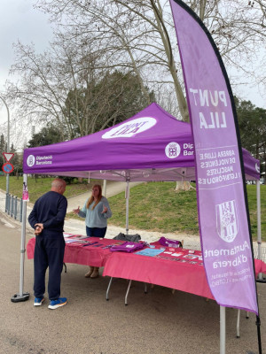 Dimarts 3 de març – Punt Lila al Mercat Setmanal