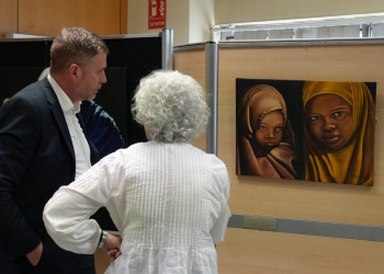 Visitem l'exposició 'Expresiones' de l'artista abreranca Aurora Escribano a la Casa de Cultura
