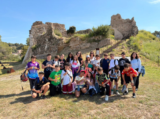 Visita del grup de sisè de l'Escola Francesc Platón i Sartí d'Abrera