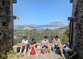 Visita del grup de sisè de l'Escola Francesc Platón i Sartí d'Abrera
