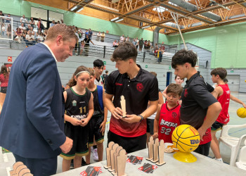 El Pavelló Esportiu Municipal d'Abrera acull amb èxit el Torneig 3x3 de bàsquet organitzat pel CB Abrera