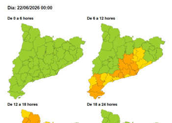 Avís per alerta de calor - Dilluns 22.06.26