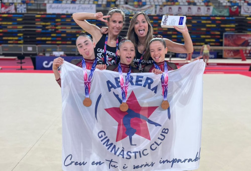 Felicitem l’Abrera Gimnàstic Club pels seus excelents resultats al Campionat d’Espanya Absolut de Gimnàstica Artística Femenina. Enhorabona campiones!