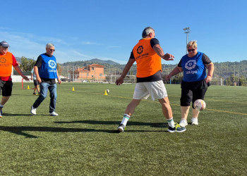 Molt bona acollida de la jornada de portes obertes del nou programa de Futbol+60 per a persones majors de 60 anys