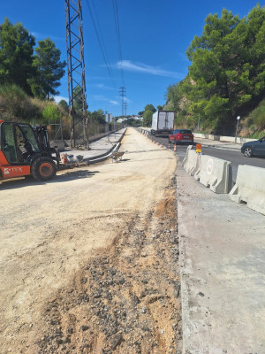 El proper dissabte 3 d'octubre s'iniciaran els darrers treballs de l’Avinguda de Ca n’Amat, amb la reparació d'una fuita d'aigua