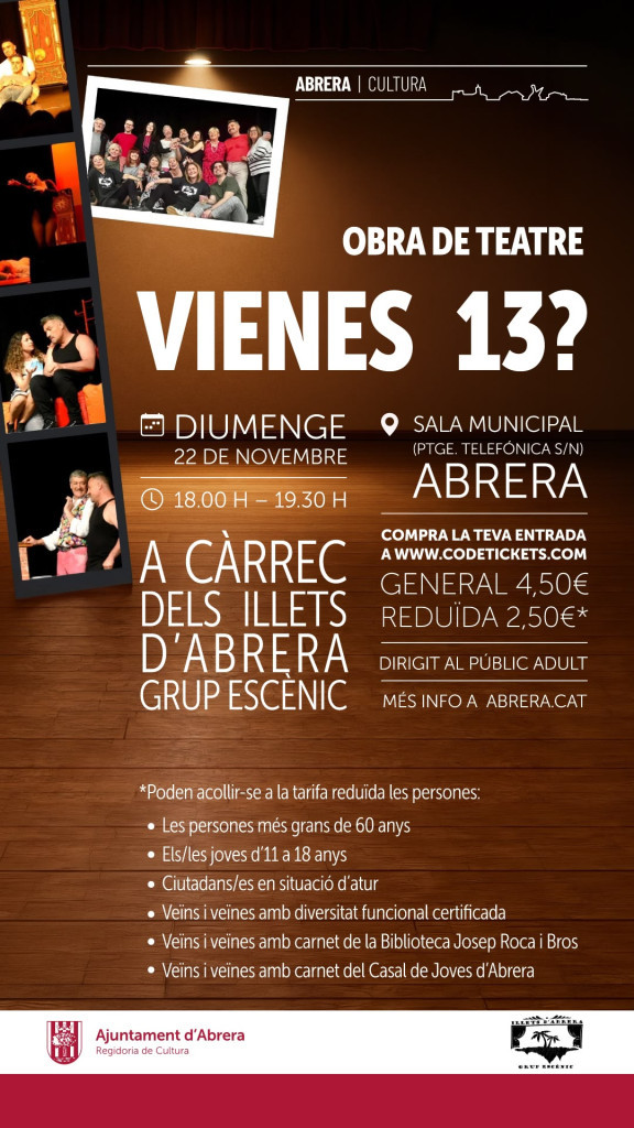 Vienes 13? amb el Grup Escènic Illets d'Abrera