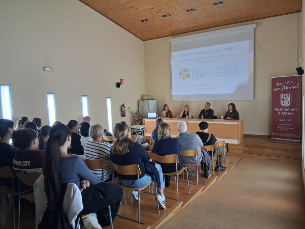 La salut mental, protagonista del Cicle de Salut d’Abrera amb un col·loqui per compartir experiències personals