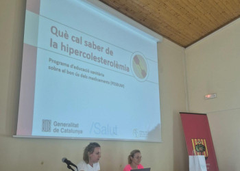 Dimecres 27 de maig hem parlat sobre hipercolesterolèmia, amb la col·laboració de la Farmàcia Rocamora