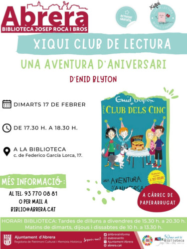 Xiqui Club - Febrer 2026