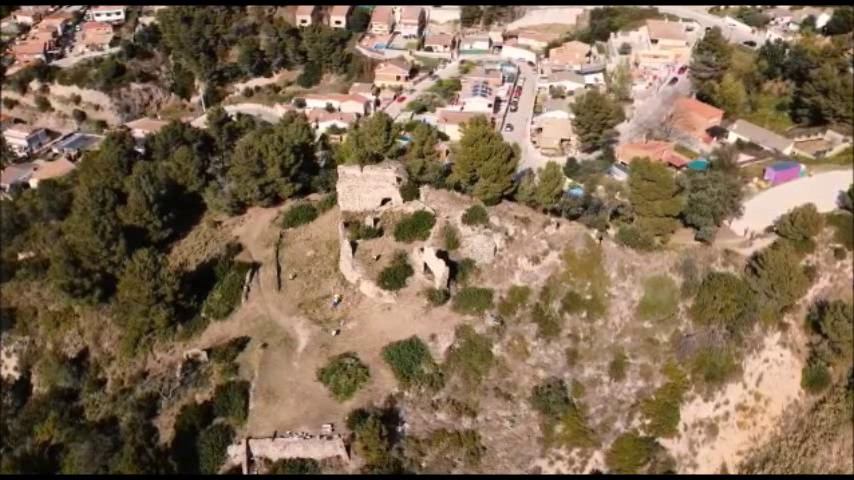 Restes del Castell de Voltrera d'Abrera. Vídeo del veí Ruben González