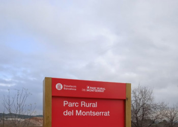 Senyalització identificativa del Parc Rural del Montserrat