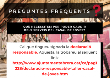 Reprenem l'activitat del nostre Casal de Joves amb nous cursos presencials i totes les mesures per a la contenció i prevenció de la Covid-19