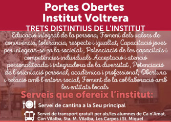 Portes obertes a l'Institut Voltrera