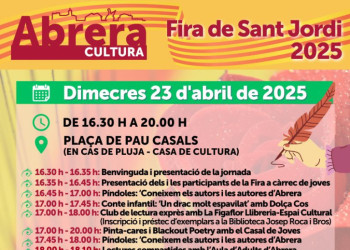 Cartell de la Fira de Sant Jordi de 2025